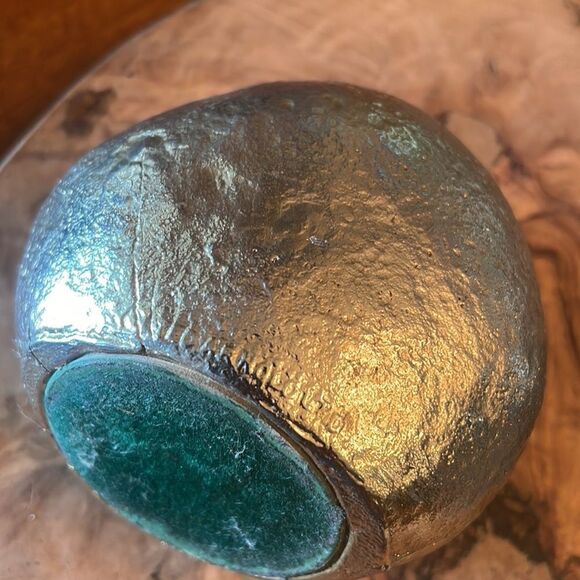 Sisyphus Sculpture, Man Pushing Boulder Bookend - Picture 8 of 8